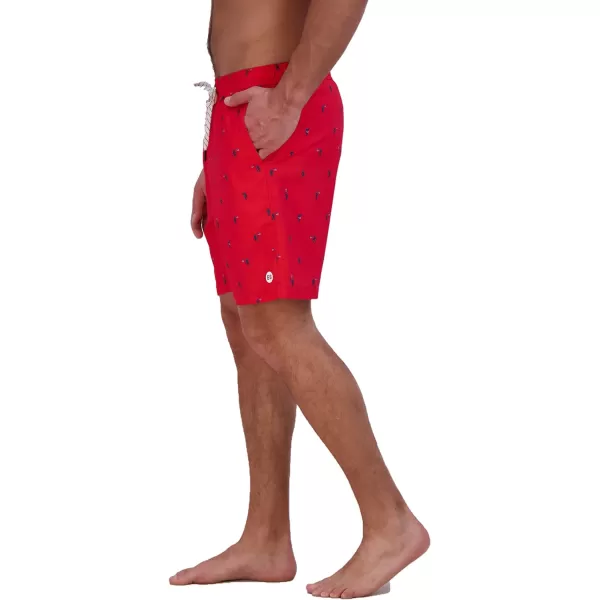 Eddie Bauer Mens SPF 50 Volley Swim Trunk  Fun Designs Comfortable and Stylish 7 InseamSalsa