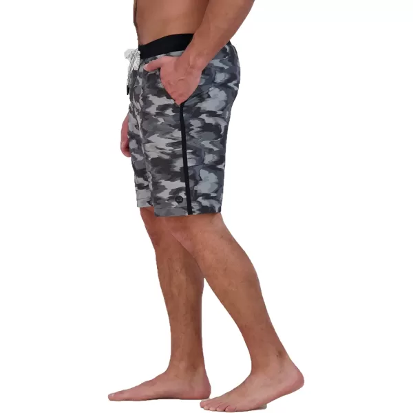 Eddie Bauer Mens SPF 50 Volley Swim Trunk 8 Inseam Comes with Comfort Liner  Ultimate Comfort  StretchBlack