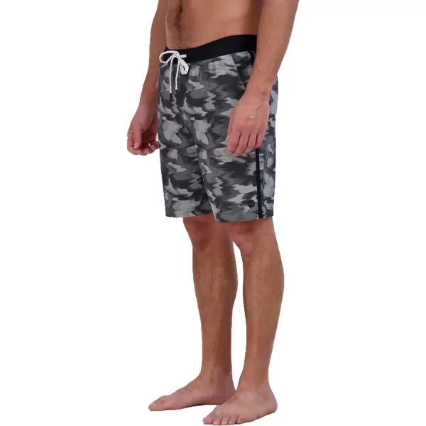 Eddie Bauer Mens SPF 50 Volley Swim Trunk 8 Inseam Comes with Comfort Liner  Ultimate Comfort  StretchBlack