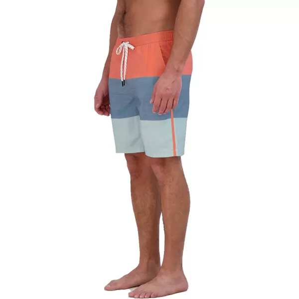 Eddie Bauer Mens SPF 50 Volley Swim Trunk 8 Inseam Comes with Comfort Liner  Ultimate Comfort  StretchCeladon