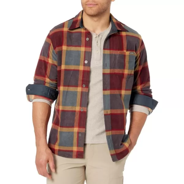 Eddie Bauer Mens ShirtBurgundy