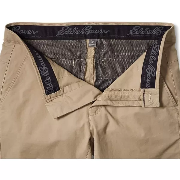 Eddie Bauer Mens Voyager Flex 10 Chino ShortsRegular Light Khaki