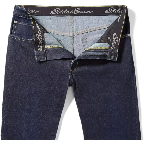 Eddie Bauer Mens Voyager Flex 20 JeansRegular Dk Indigo