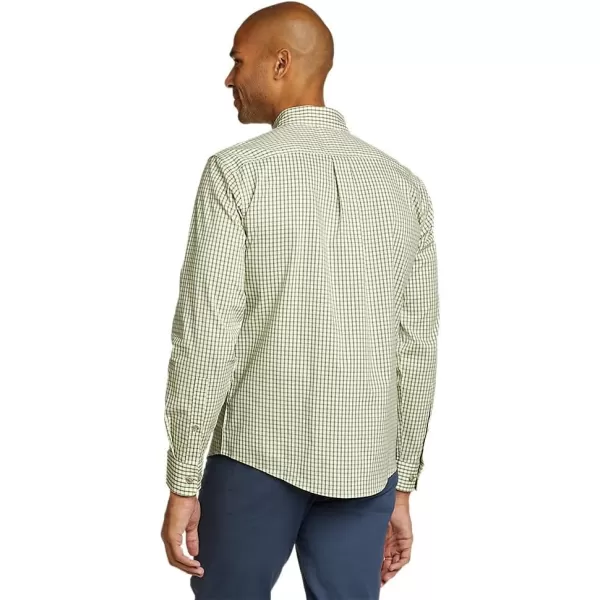 Eddie Bauer Mens Voyager Flex LongSleeve ShirtChartreuse