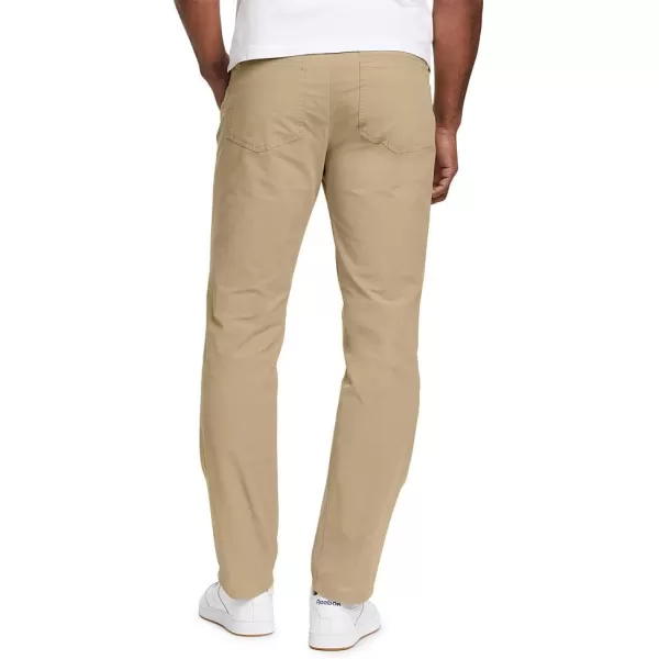 Eddie Bauer Mens Voyager Flex Twill 5pkt PantLight Khaki