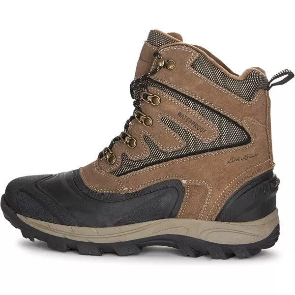 Eddie Bauer Mens Waterproof Hiking Snow BootTaupe