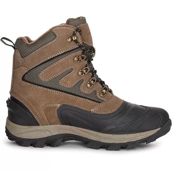 Eddie Bauer Mens Waterproof Hiking Snow BootTaupe