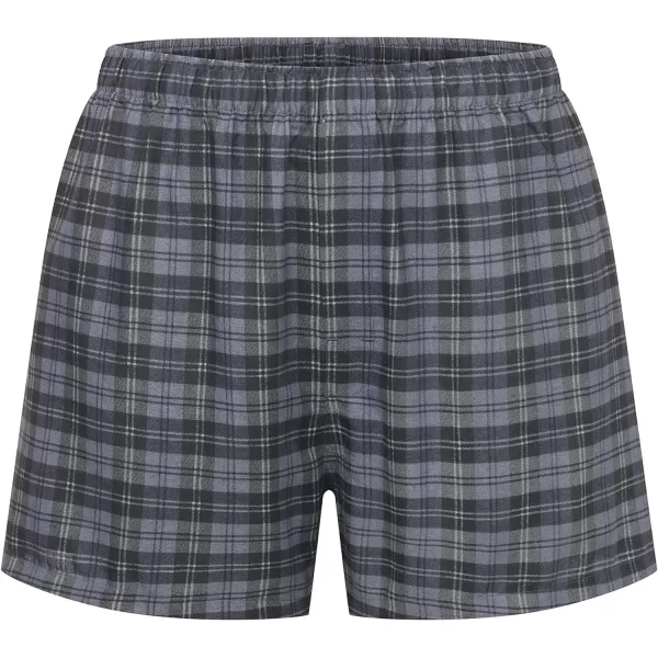 Eddie Bauer Mens Woven Comfortable Boxer Shorts Underwear 3 PackHunter PlaidNavy TartanBlack Douglas Check