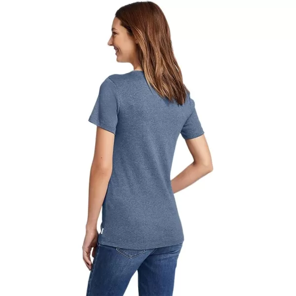 Eddie Bauer Stines ShortSleeve Crew TShirtDusted Indigo