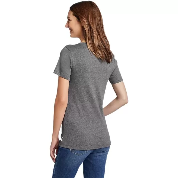 Eddie Bauer Stines ShortSleeve Crew TShirtMedium Heather Gray Grey