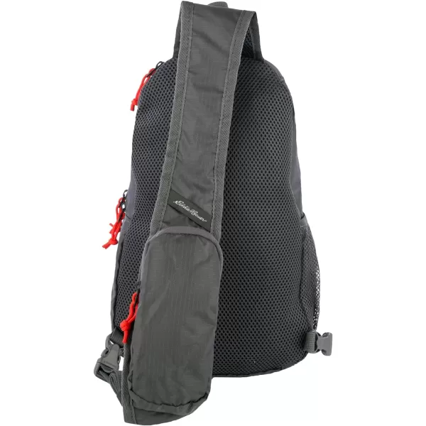 Eddie Bauer Stowaway Packable 10L Sling 30 Made from Polyester with Lightly Padded Shoulder StrapDark Smoke