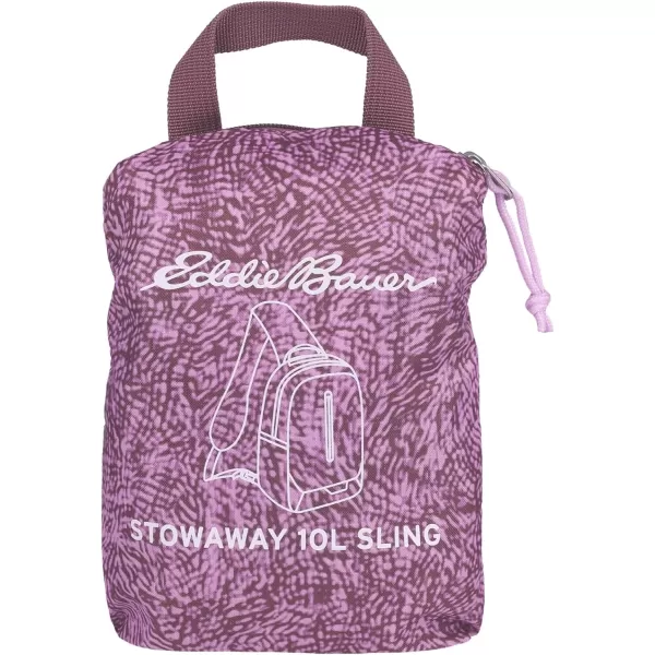 Eddie Bauer Stowaway Packable 10L Sling 30 Made from Polyester with Lightly Padded Shoulder StrapLilac