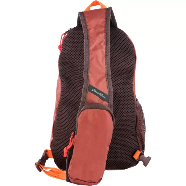 Eddie Bauer Stowaway Packable 10L Sling 30 Made from Polyester with Lightly Padded Shoulder StrapMaroon