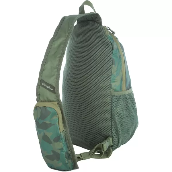 Eddie Bauer Stowaway Packable 10L Sling 30 Made from Polyester with Lightly Padded Shoulder StrapSprig