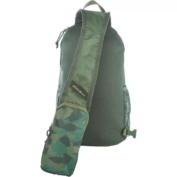 Eddie Bauer Stowaway Packable 10L Sling 30 Made from Polyester with Lightly Padded Shoulder StrapSprig