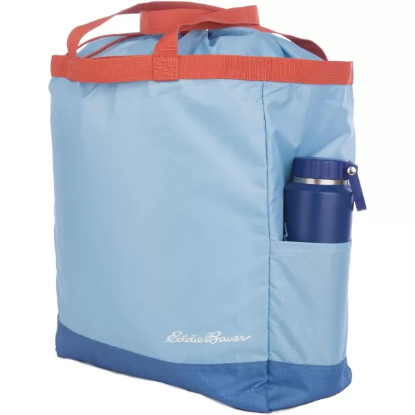 Eddie Bauer Stowaway Packable 25l Cinch Tote with Adjustable CordLock Closure and Exterior Slip PocketCoast