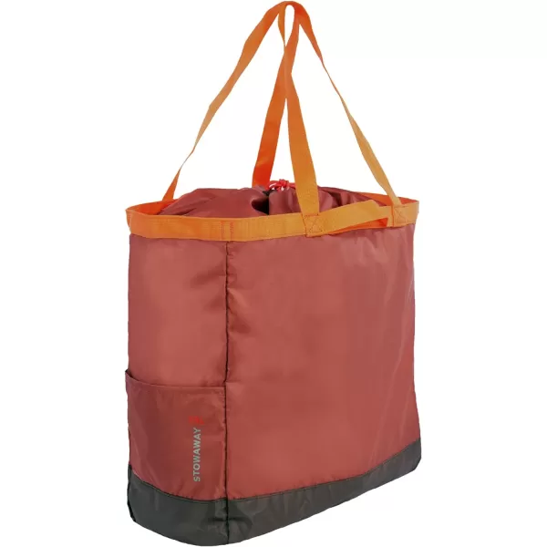 Eddie Bauer Stowaway Packable 25l Cinch Tote with Adjustable CordLock Closure and Exterior Slip PocketMaroon