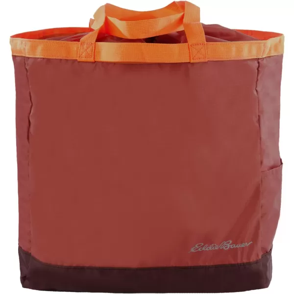 Eddie Bauer Stowaway Packable 25l Cinch Tote with Adjustable CordLock Closure and Exterior Slip PocketMaroon