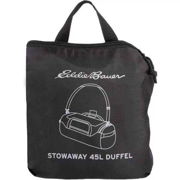 Eddie Bauer Stowaway Packable 45l Duffel BagMade from Ripstop PolyesterOnyx