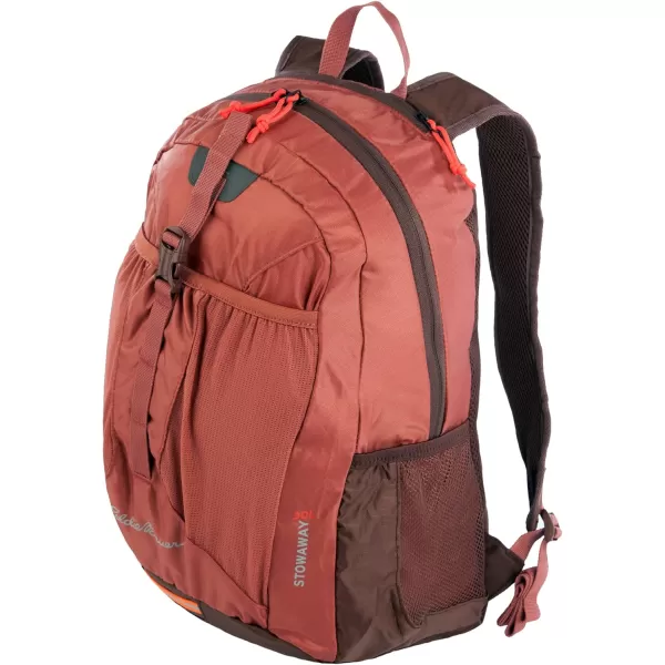 Eddie Bauer Stowaway Packable BackpackMade from Ripstop Polyester Sprig 20LMaroon