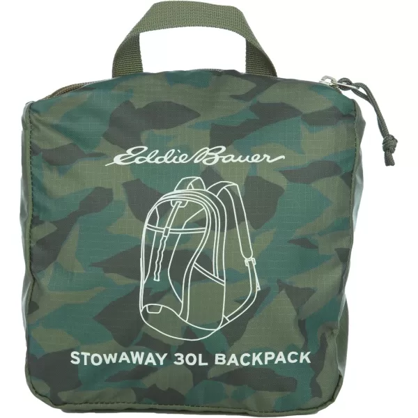 Eddie Bauer Stowaway Packable BackpackMade from Ripstop Polyester Sprig 20LSprig