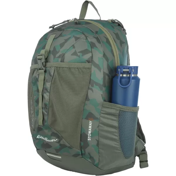 Eddie Bauer Stowaway Packable BackpackMade from Ripstop Polyester Sprig 20LSprig