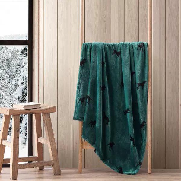 Eddie Bauer Throw Blanket Ultra Soft Plush Fleece Bedding Home Decor for All Seasons 50 x 70 Americana Plaid RedThrow Buddy the Dog Green