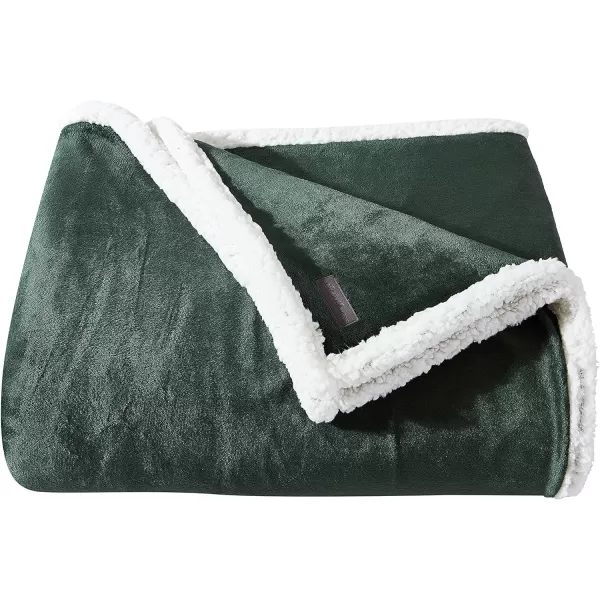 Eddie Bauer Twin Blanket Ultra Soft amp Cozy Plush Home Dcor All Season Bedding Solid Tan TwinTwin Green