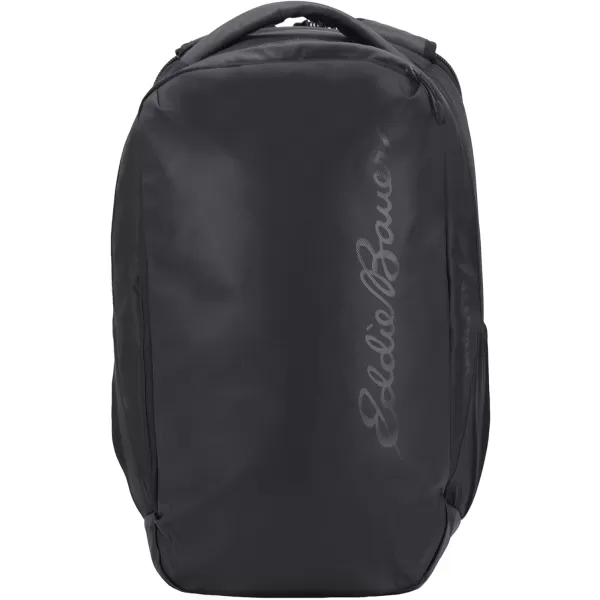 Eddie Bauer Voyager 30 30L Backpack with Dual Access Main Compartment and Back Panel Pockets for Both Laptop and Tablet Black OSEddie Bauer Voyager 30 30L Backpack with Dual Access Main Compartment and Back Panel Pockets for Both Laptop and Tablet Black OS