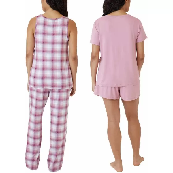 Eddie Bauer Women 4Piece Pajama Set as1 alpha m regular regular Tea RoseEddie Bauer Women 4Piece Pajama Set as1 alpha m regular regular Tea Rose