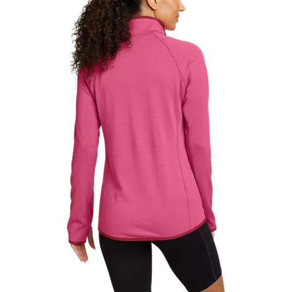 Eddie Bauer Womens Activator Grid Fleece FullZipBerry