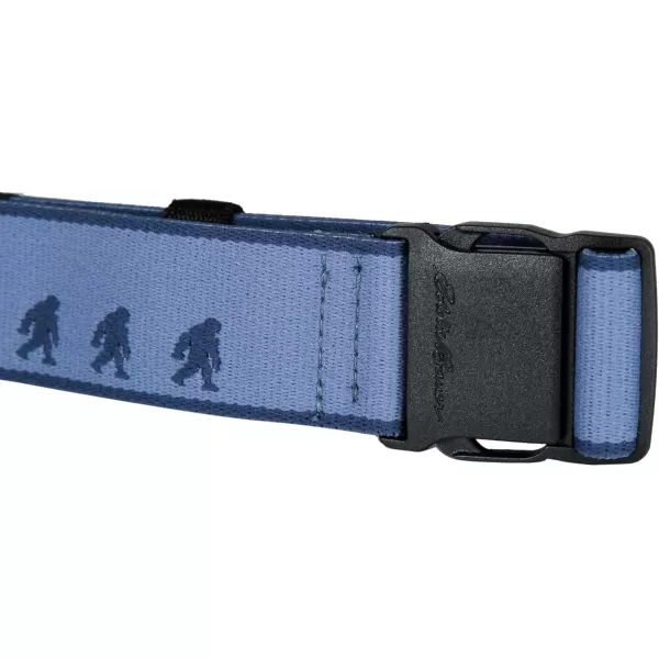 Eddie Bauer Womens Active Stretch Webbing BeltsBlue Sasquatch