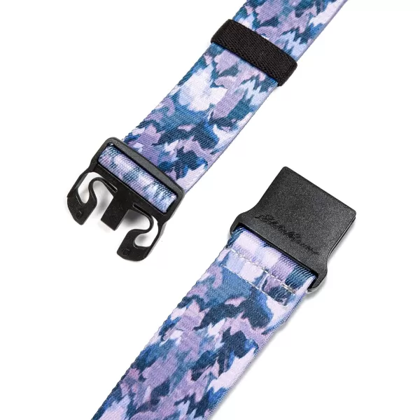 Eddie Bauer Womens Active Stretch Webbing BeltsPurple Graphic