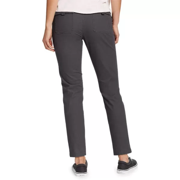 Eddie Bauer Womens Adventurer Stretch Ripstop Ankle PantsTall Carbon