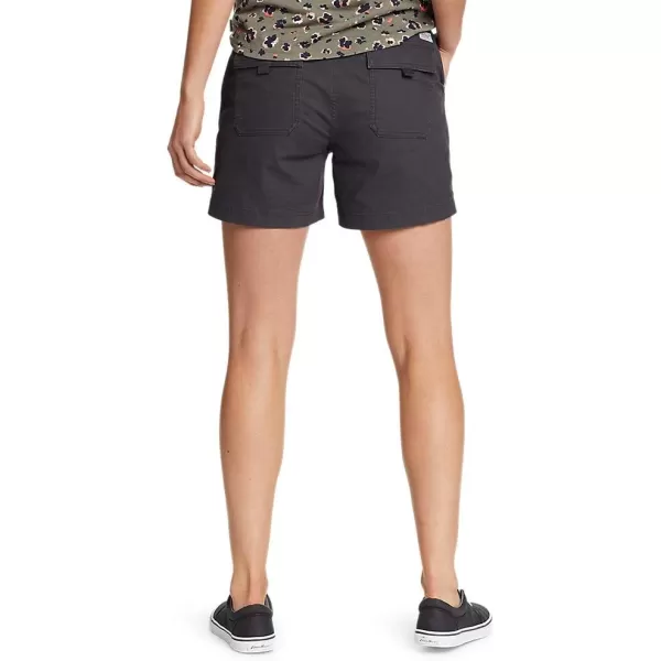 Eddie Bauer Womens Adventurer Stretch Ripstop ShortsPlus Carbon