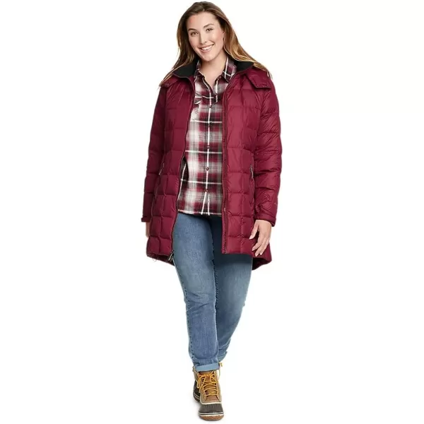 Eddie Bauer Womens Altamira Down ParkaRegular Dark Berry