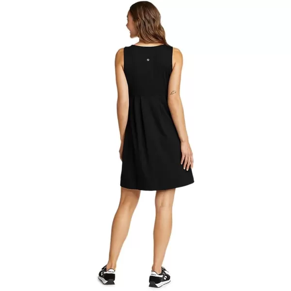 Eddie Bauer Womens Aster Crossover Dress  SolidRegular Black