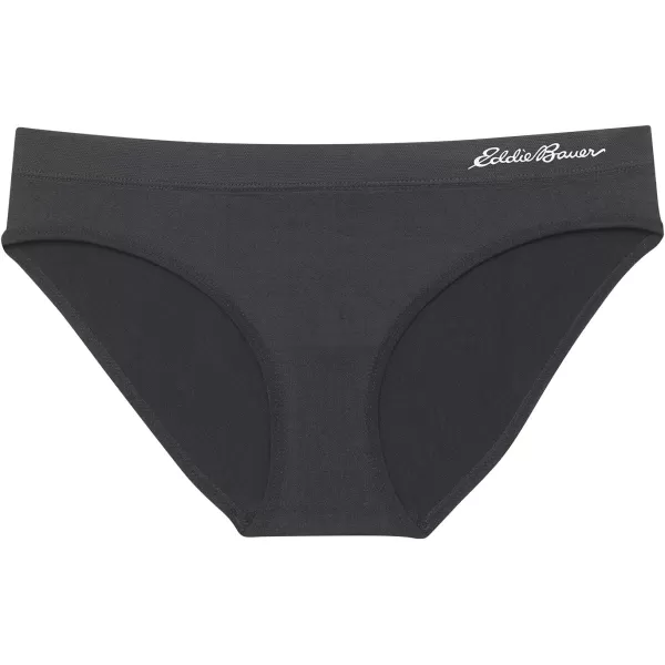 Eddie Bauer Womens Bikini Underwear 3 PackBlackBlackBlack