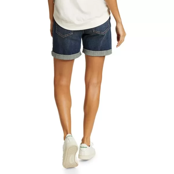 Eddie Bauer Womens Boyfriend Denim ShortsRinsed