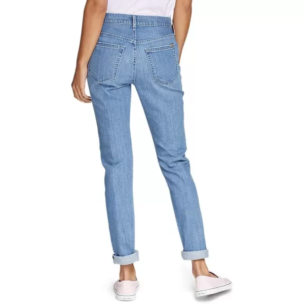 Eddie Bauer Womens Boyfriend Jeans  Slim LegTall Pacific Wash