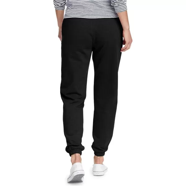 Eddie Bauer Womens Camp Fleece Jogger PantsBlack