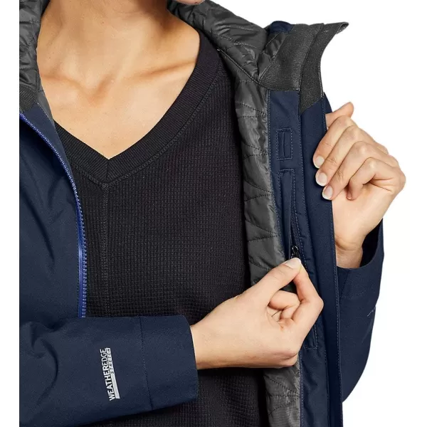 Eddie Bauer Womens Cloud Cap Stretch Insulated Trench CoatPetite Storm