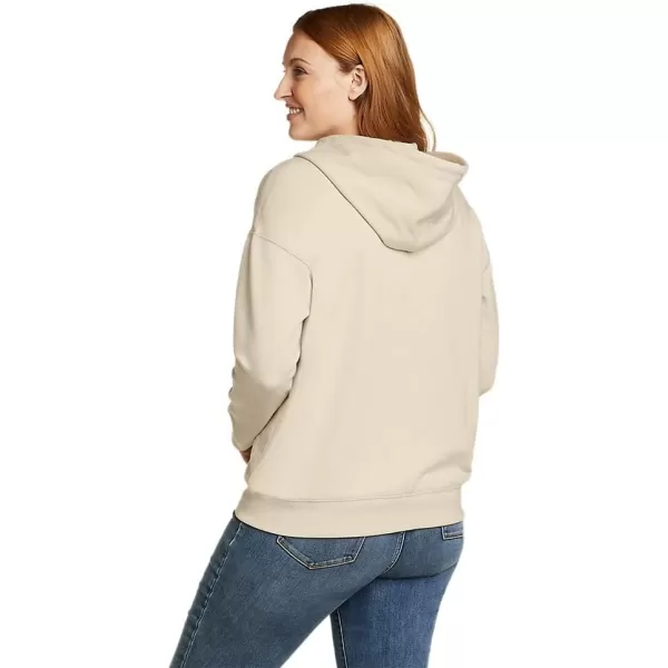 Eddie Bauer Womens Cozy Camp FullZip HoodiePetite Beige