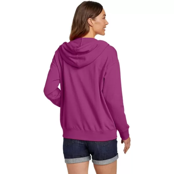 Eddie Bauer Womens Cozy Camp FullZip HoodiePetite Deep Magenta