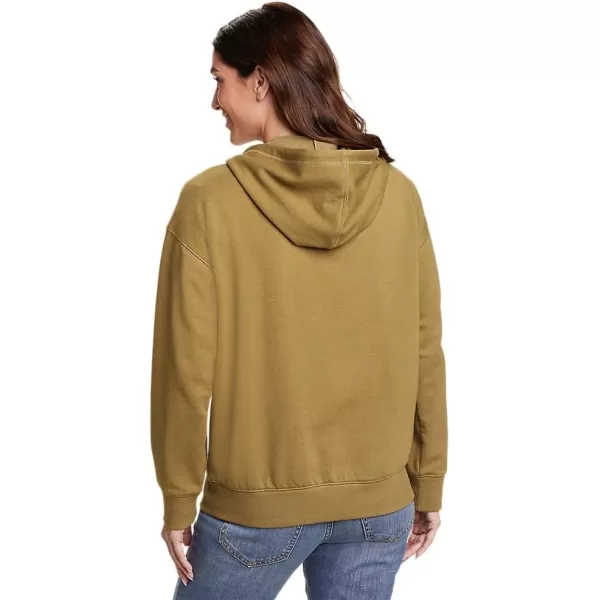 Eddie Bauer Womens Cozy Camp FullZip HoodiePetite Dk Tan