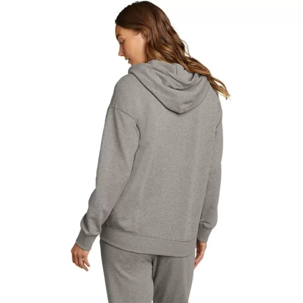 Eddie Bauer Womens Cozy Camp FullZip HoodiePetite Heather Gray