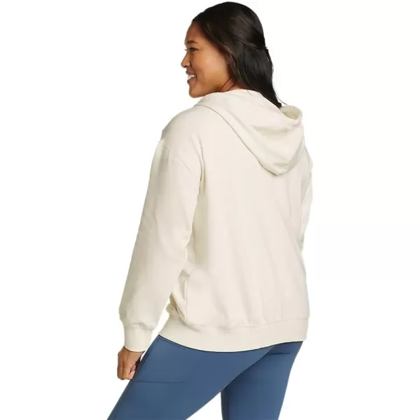 Eddie Bauer Womens Cozy Camp FullZip HoodiePetite Ivory