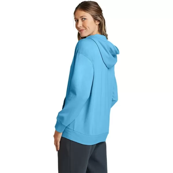 Eddie Bauer Womens Cozy Camp FullZip HoodiePetite Misty Blue