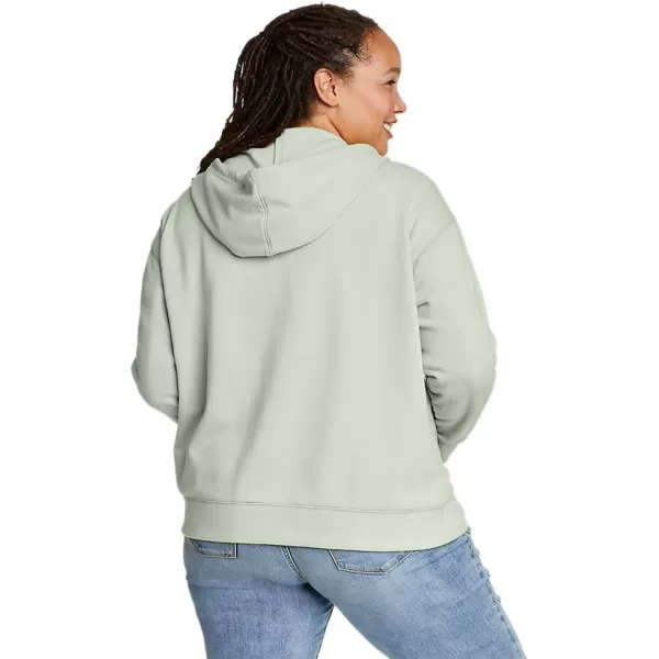 Eddie Bauer Womens Cozy Camp FullZip HoodiePlus Celadon