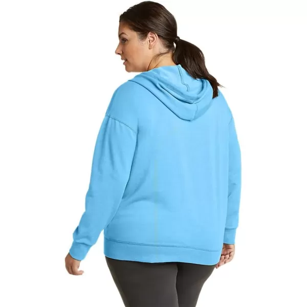 Eddie Bauer Womens Cozy Camp FullZip HoodiePlus Misty Blue